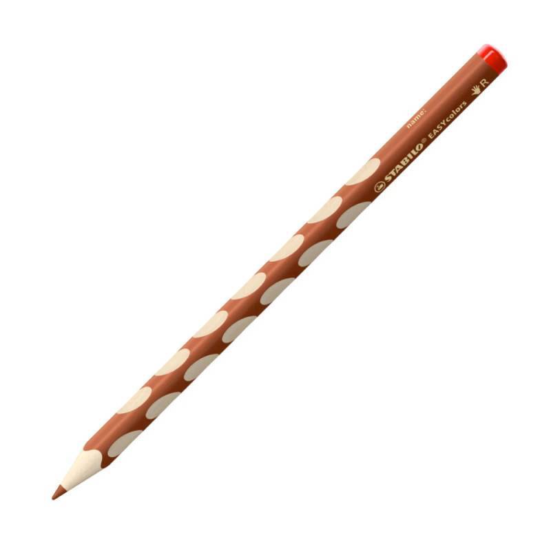 STABILO ergonomische Buntstifte EASYcolors, Sets Einzeln, Händigkeit rechtshändig, Farbe hellbraun von STABILO