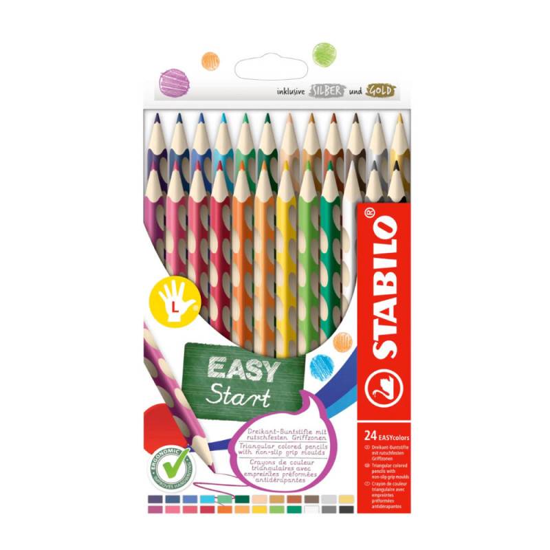 STABILO ergonomische Buntstifte EASYcolors, Sets Sets, Händigkeit linkshändig, STABILO Sets 24er Set STABILO ergonomische Buntstifte EASYcolors, Sets Sets, Händigkeit linkshändig, STABILO Sets 24er Set von STABILO