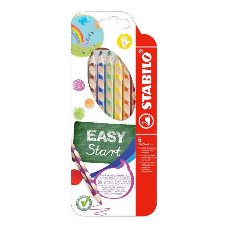 STABILO ergonomische Buntstifte EASYcolors, Sets Sets, Händigkeit linkshändig, STABILO Sets 6er Set STABILO ergonomische Buntstifte EASYcolors, Sets Sets, Händigkeit linkshändig, STABILO Sets 6er Set von STABILO