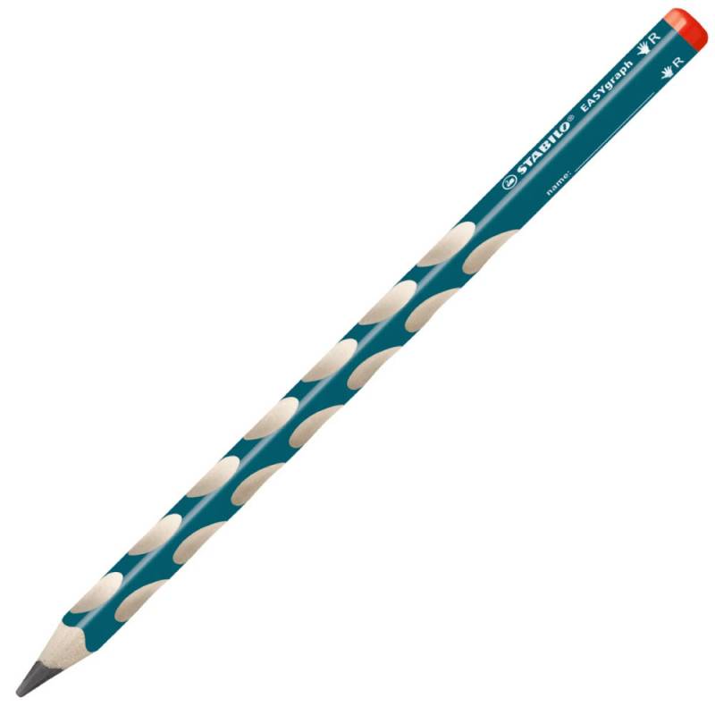 STABILO ergonomischer Bleistift EASYgraph, Händigkeit rechtshändig, Härtegrad 2B, Farbe petrol STABILO ergonomischer Bleistift EASYgraph, Händigkeit rechtshändig, Härtegrad 2B, Farbe petrol von STABILO