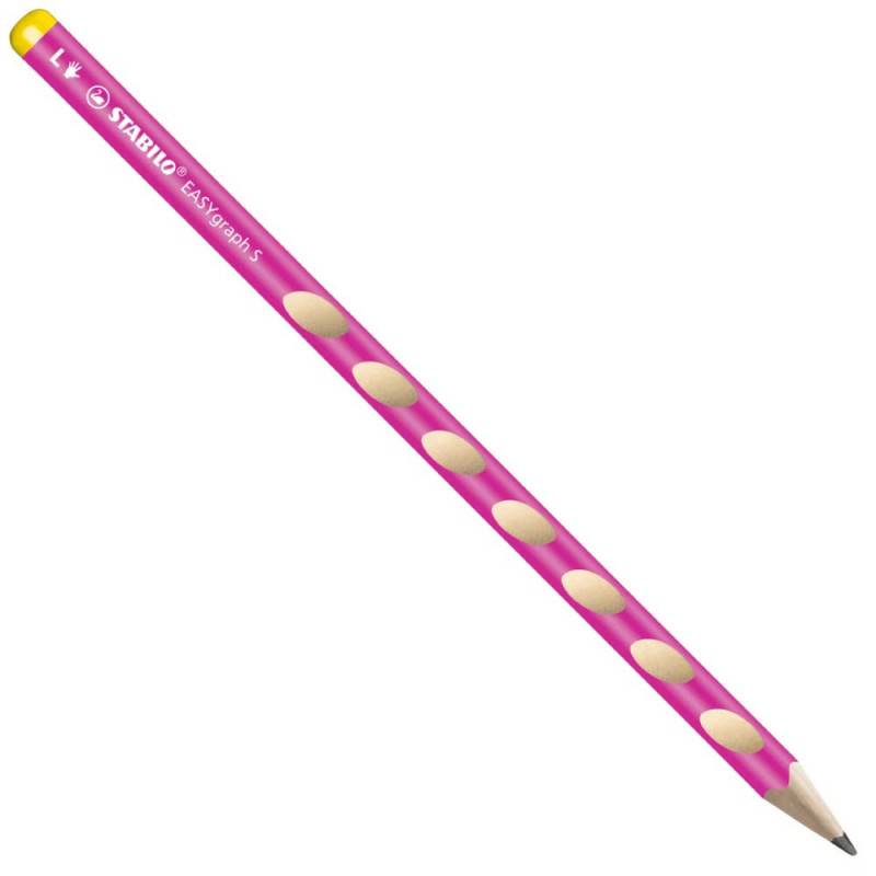 STABILO ergonomischer Bleistift EASYgraph S, Händigkeit linkshändig, Härtegrad HB, Farbe pink STABILO ergonomischer Bleistift EASYgraph S, Händigkeit linkshändig, Härtegrad HB, Farbe pink von STABILO