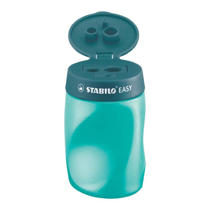 STABILO ergonomischer Dosenspitzer EASYsharpener, Händigkeit rechtshändig, Farbe petrol STABILO ergonomischer Dosenspitzer EASYsharpener, Händigkeit rechtshändig, Farbe petrol von STABILO
