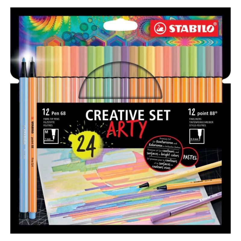 STABILO point 88 & Pen 68 Fineliner & Filzstifte Sets, Sets 24er Set STABILO point 88 & Pen 68 Fineliner & Filzstifte Sets, Sets 24er Set von STABILO