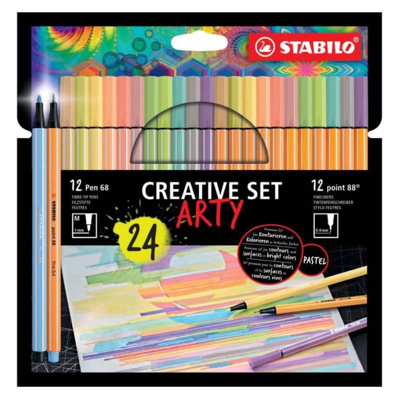 STABILO point 88 & Pen 68 Fineliner & Filzstifte Sets, Sets 24er Set von STABILO