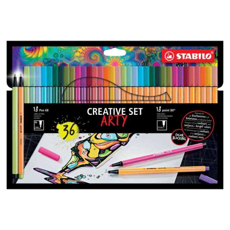 STABILO point 88 & Pen 68 Fineliner & Filzstifte Sets, Sets 36er Set STABILO point 88 & Pen 68 Fineliner & Filzstifte Sets, Sets 36er Set von STABILO