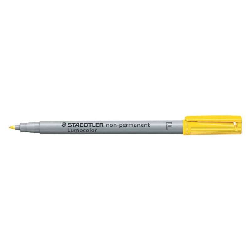 STAEDTLER Lumocolor Folienschreiber, Sets Einzeln, Ausführung abwischbar, Strichstärke 0,6 mm, Farbe gelb STAEDTLER Lumocolor Folienschreiber, Sets Einzeln, Ausführung abwischbar, Strichstärke 0,6 mm, Farbe gelb von STAEDTLER