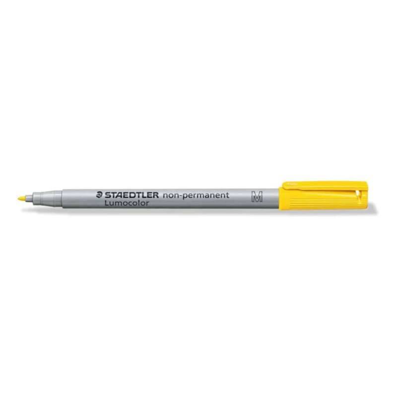 STAEDTLER Lumocolor Folienschreiber, Sets Einzeln, Ausführung abwischbar, Strichstärke 1,0 mm, Farbe gelb STAEDTLER Lumocolor Folienschreiber, Sets Einzeln, Ausführung abwischbar, Strichstärke 1,0 mm, Farbe gelb von STAEDTLER