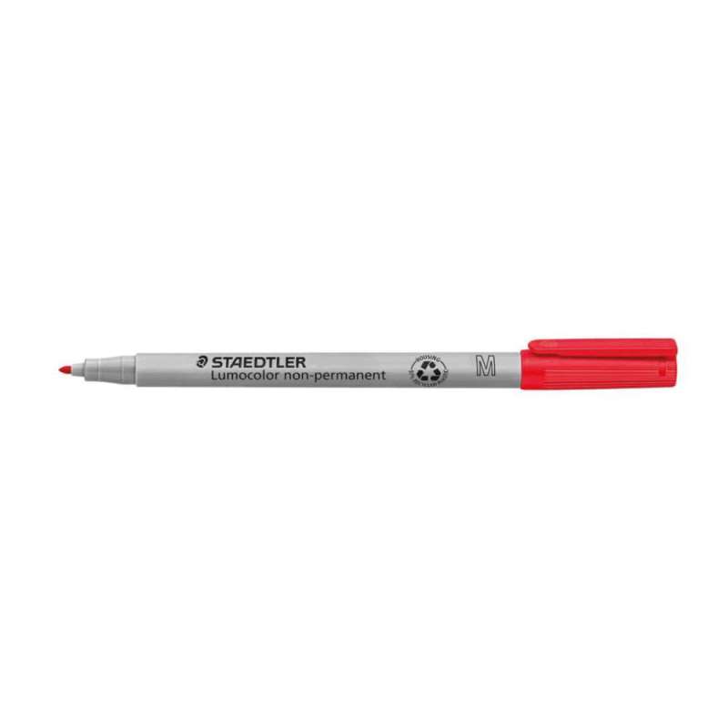 STAEDTLER Lumocolor Folienschreiber, Sets Einzeln, Ausführung abwischbar, Strichstärke 1,0 mm, Farbe rot STAEDTLER Lumocolor Folienschreiber, Sets Einzeln, Ausführung abwischbar, Strichstärke 1,0 mm, Farbe rot von STAEDTLER