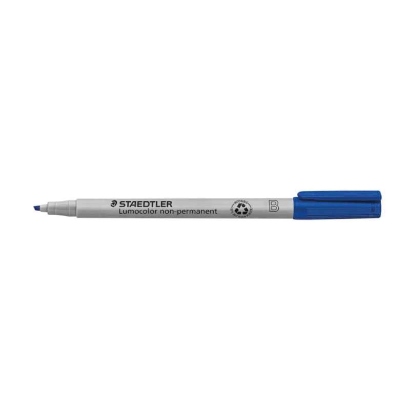 STAEDTLER Lumocolor Folienschreiber, Sets Einzeln, Ausführung abwischbar, Strichstärke 1 - 2,5 mm, Farbe blau STAEDTLER Lumocolor Folienschreiber, Sets Einzeln, Ausführung abwischbar, Strichstärke 1 - 2,5 mm, Farbe blau von STAEDTLER