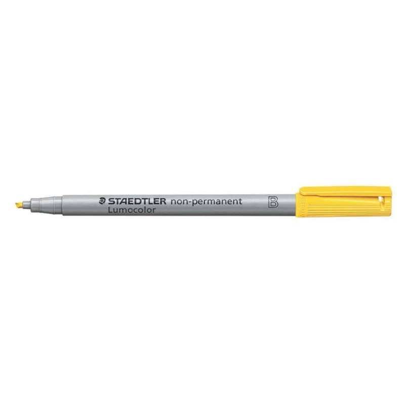 STAEDTLER Lumocolor Folienschreiber, Sets Einzeln, Ausführung abwischbar, Strichstärke 1 - 2,5 mm, Farbe gelb STAEDTLER Lumocolor Folienschreiber, Sets Einzeln, Ausführung abwischbar, Strichstärke 1 - 2,5 mm, Farbe gelb von STAEDTLER