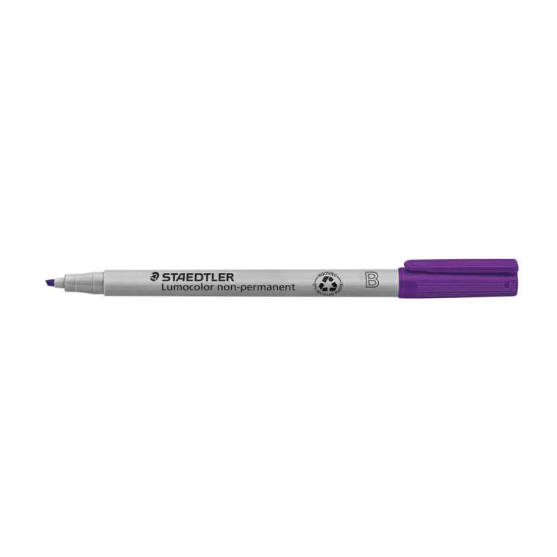 STAEDTLER Lumocolor Folienschreiber, Sets Einzeln, Ausführung abwischbar, Strichstärke 1 - 2,5 mm, Farbe violett STAEDTLER Lumocolor Folienschreiber, Sets Einzeln, Ausführung abwischbar, Strichstärke 1 - 2,5 mm, Farbe violett von STAEDTLER