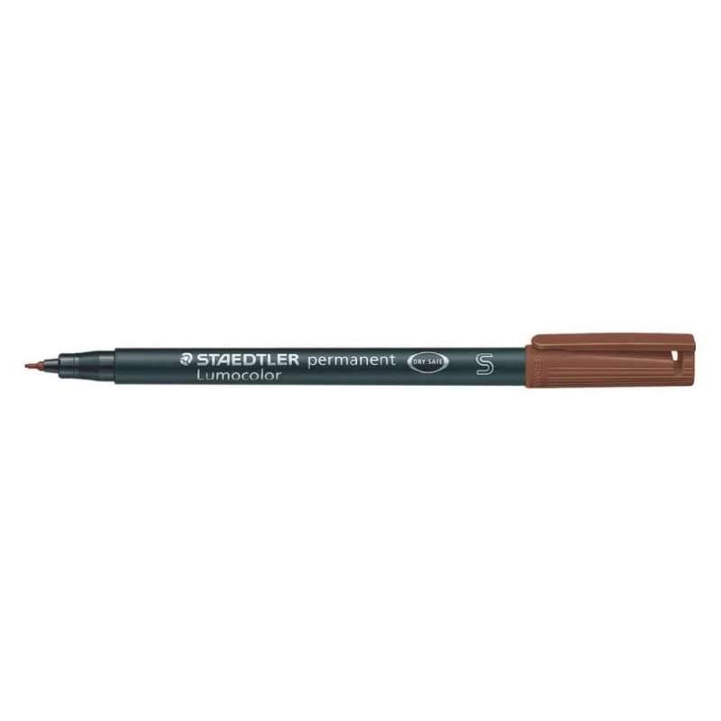 STAEDTLER Lumocolor Folienschreiber, Sets Einzeln, Ausführung permanent, Strichstärke 0,4 mm, Farbe braun von STAEDTLER