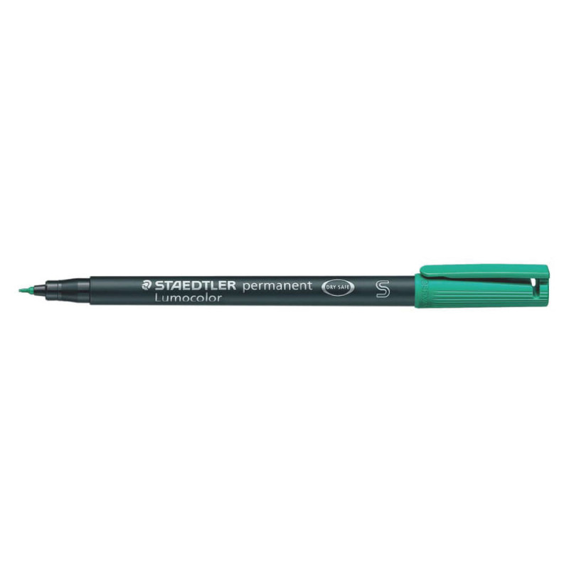 STAEDTLER Lumocolor Folienschreiber, Sets Einzeln, Ausführung permanent, Strichstärke 0,4 mm, Farbe grün von STAEDTLER