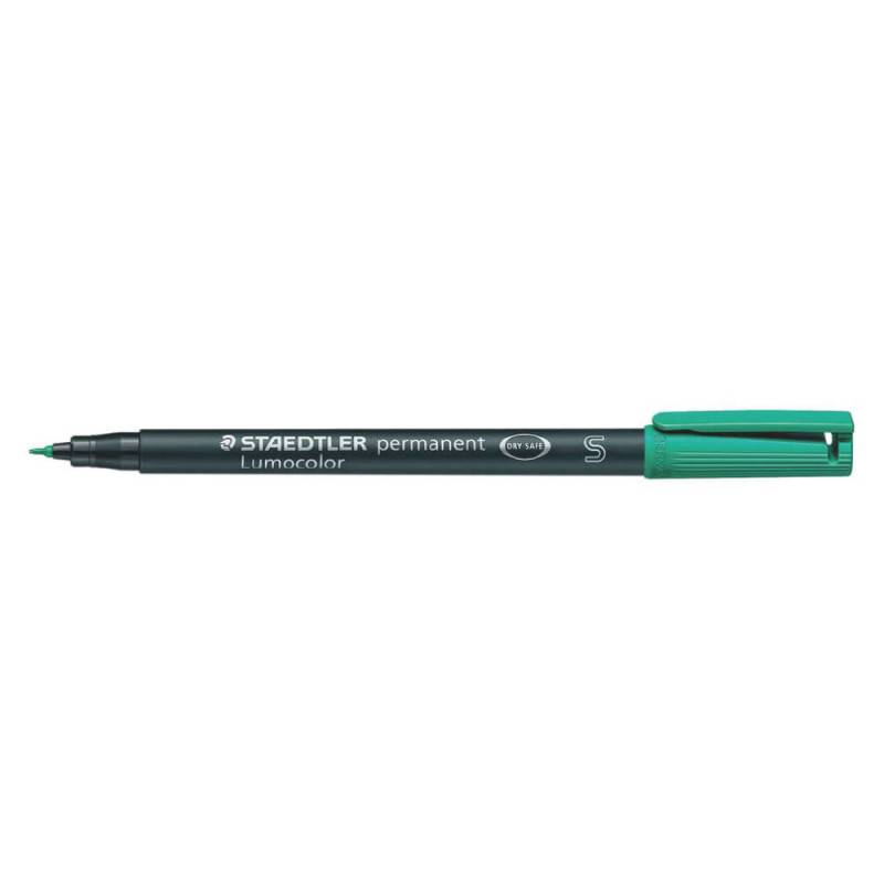 STAEDTLER Lumocolor Folienschreiber, Sets Einzeln, Ausführung permanent, Strichstärke 0,4 mm, Farbe grün von STAEDTLER