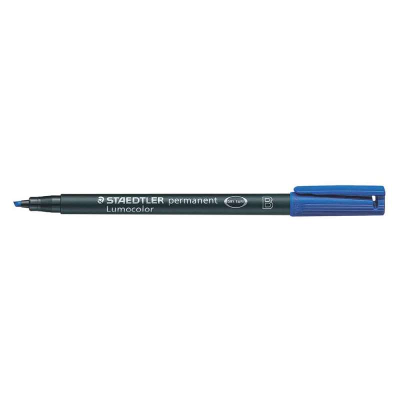 STAEDTLER Lumocolor Folienschreiber, Sets Einzeln, Ausführung permanent, Strichstärke 1 - 2,5 mm, Farbe blau STAEDTLER Lumocolor Folienschreiber, Sets Einzeln, Ausführung permanent, Strichstärke 1 - 2,5 mm, Farbe blau von STAEDTLER