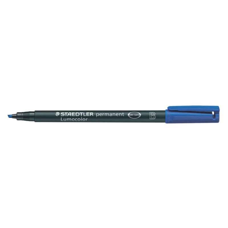 STAEDTLER Lumocolor Folienschreiber, Sets Einzeln, Ausführung permanent, Strichstärke 1 - 2,5 mm, Farbe blau STAEDTLER Lumocolor Folienschreiber, Sets Einzeln, Ausführung permanent, Strichstärke 1 - 2,5 mm, Farbe blau von STAEDTLER