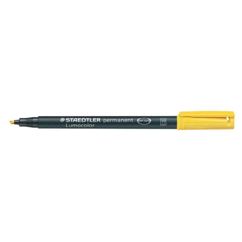 STAEDTLER Lumocolor Folienschreiber, Sets Einzeln, Ausführung permanent, Strichstärke 1 - 2,5 mm, Farbe gelb STAEDTLER Lumocolor Folienschreiber, Sets Einzeln, Ausführung permanent, Strichstärke 1 - 2,5 mm, Farbe gelb von STAEDTLER