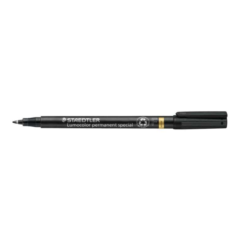 STAEDTLER Lumocolor Folienschreiber, Sets Einzeln, Ausführung permanent spezial, Strichstärke 0,6 mm, Farbe schwarz STAEDTLER Lumocolor Folienschreiber, Sets Einzeln, Ausführung permanent spezial, Strichstärke 0,6 mm, Farbe schwarz von STAEDTLER