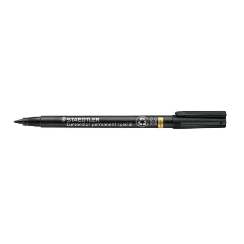 STAEDTLER Lumocolor Folienschreiber, Sets Einzeln, Ausführung permanent spezial, Strichstärke 1,0 mm, Farbe schwarz STAEDTLER Lumocolor Folienschreiber, Sets Einzeln, Ausführung permanent spezial, Strichstärke 1,0 mm, Farbe schwarz von STAEDTLER