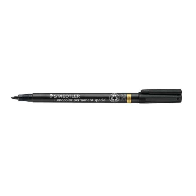STAEDTLER Lumocolor Folienschreiber, Sets Einzeln, Ausführung permanent spezial, Strichstärke 1,0 mm, Farbe schwarz STAEDTLER Lumocolor Folienschreiber, Sets Einzeln, Ausführung permanent spezial, Strichstärke 1,0 mm, Farbe schwarz von STAEDTLER