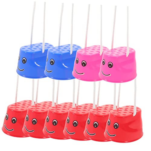 STAHAD 5 Paare Stelzenschuhe Gehende Stelzen Eimerstelzen Kinder Gleichgewichtstrainingsspielzeug Outdoor-Spielzeug Für Babys Stelzen Für Treteimer Ausgleichsstück Plastik Kleinkind Mini STAHAD 5 Paare Stelzenschuhe Gehende Stelzen Eimerstelzen Kinder Gleichgewichtstrainingsspielzeug Outdoor-Spielzeug Für Babys Stelzen Für Treteimer Ausgleichsstück Plastik Kleinkind Mini von STAHAD