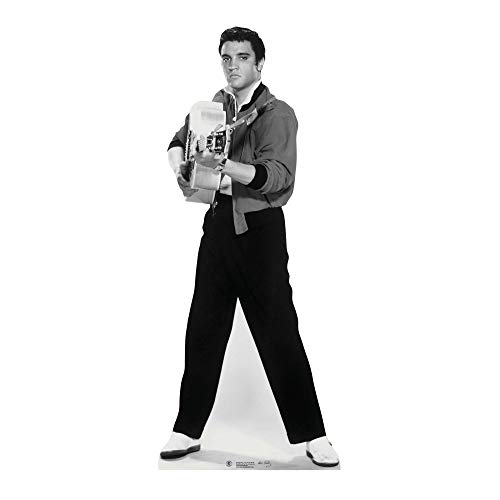 Star Cutouts, Pappaufsteller von Elvis, der mit Seiner Gitarren schießt Star Cutouts, Pappaufsteller von Elvis, der mit Seiner Gitarren schießt von STAR CUTOUTS