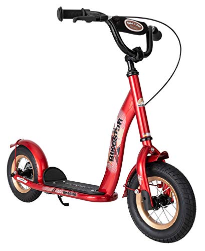 BIKESTAR Roller Kinderroller Tretroller Kickscooter mit Luftreifen für Jungen und Mädchen ab 4-5 Jahre | 10 Zoll Classic Kinder Scooter | Rot | Risikofrei Testen BIKESTAR Roller Kinderroller Tretroller Kickscooter mit Luftreifen für Jungen und Mädchen ab 4-5 Jahre | 10 Zoll Classic Kinder Scooter | Rot | Risikofrei Testen von STAR SCOOTER