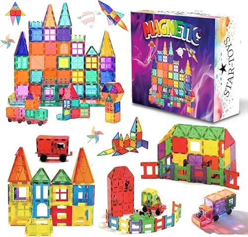 Magnetische Bausteine, 60 Teile, 3D, 2 Autos, Konstruktionsspielzeug, magnetisches Lernspielzeug, Kreativität, Spielzeug für Kinder von 3 4 5 6 Jahren Magnetische Bausteine, 60 Teile, 3D, 2 Autos, Konstruktionsspielzeug, magnetisches Lernspielzeug, Kreativität, Spielzeug für Kinder von 3 4 5 6 Jahren von STAR-TOYS