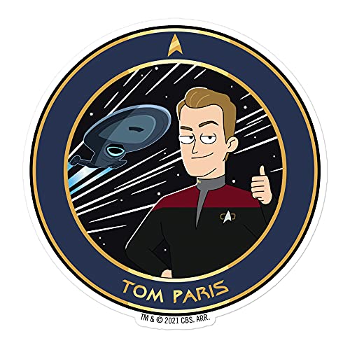 Star Trek: Lower Decks Tom Paris Plate Die Cut Sticker von Star Trek