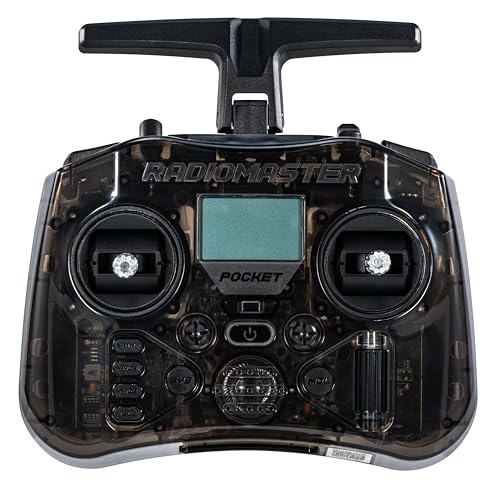 STARDRONE Radiomaster Pocket ELRS Fernsteuergerät Tragbares Hall-Gimbal-Transmitter mit EdgeTX-Firmware und LED-Licht für FPV-Drohnen/RC-Hubschrauber & Autos & Boote & Multicopter (Schwarz) von STARDRONE