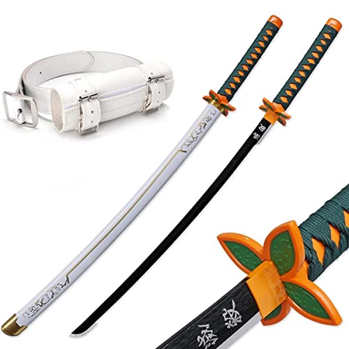 STARMS Dämonentöter Anime-Schwerter, Samurai-Schwert Für Cosplay, Katana-Klinge, Handgefertigte Originaltextur, Für Sammlungsanzeige, Sonnenradmesser, Ohne Klinge/White Shinobu STARMS Dämonentöter Anime-Schwerter, Samurai-Schwert Für Cosplay, Katana-Klinge, Handgefertigte Originaltextur, Für Sammlungsanzeige, Sonnenradmesser, Ohne Klinge/White Shinobu von STARMS