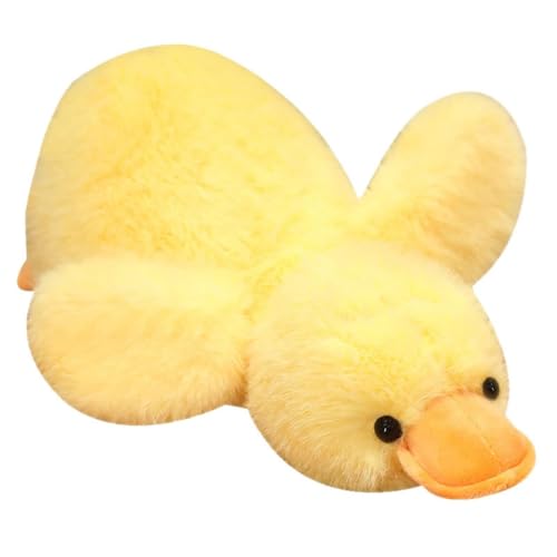 Duck Cuddly Toy, Plush Toy Goose Toy, Simple Decoration, Throw Cushion, Soft Toy, for Playing and Cuddling, Gift for Children, Girls (30 cm, Yellow) von STARTONYOU