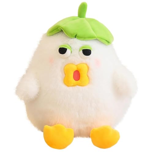 Hahn Plüschtier Cartoon Plush Chicken Plüsch Stofftier Spielzeug Simulation Huhn Kissen Plüsch Weiches Kuscheltier Huhn Stofftiere Henne Puppe Plüsch für Jungen Mädchen Geschenke(35cm von STARTONYOU