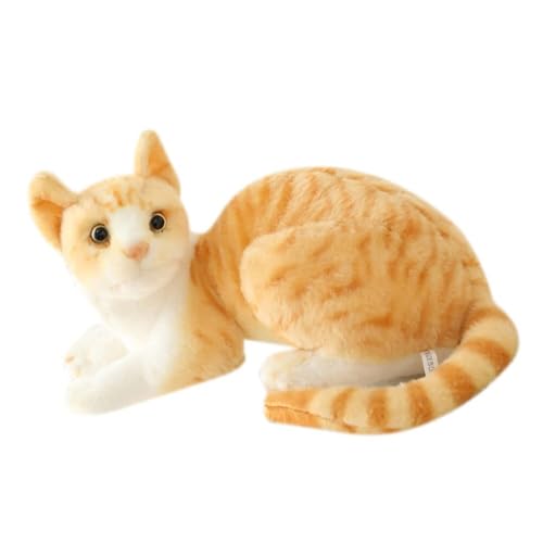 Kuscheltier Katze Lebensecht, 30cm Simulation Kurzhaar Nette Katze Puppe Flauschigen Plüsch Kätzchen Liegend Stofftier echt siamesische Katze Plüschtier Katze Plüschfiur Spielzeug für Kinder Frauen Kuscheltier Katze Lebensecht, 30cm Simulation Kurzhaar Nette Katze Puppe Flauschigen Plüsch Kätzchen Liegend Stofftier echt siamesische Katze Plüschtier Katze Plüschfiur Spielzeug für Kinder Frauen von STARTONYOU