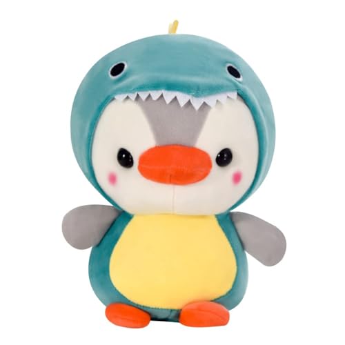 Pinguin Plüschtier Kuscheltier, 25cm Kawaii Pinguin Puppe Dinosaurier Pinguin Plüsch Kissen Cartoon Tier Stofftier Plüschtier Plüschtierpuppe Weich Stofftier Pinguin Kuscheltier für Kinder Geschenk von STARTONYOU