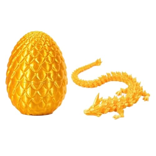 STARTONYOU 3D Gedrucktes Drachenei Geheimnisvolle Drachen Spielzeug Realistische Realistische Beweglicher Drachen Figuren Überraschung Easter Dracheneier Wohnkultur von STARTONYOU
