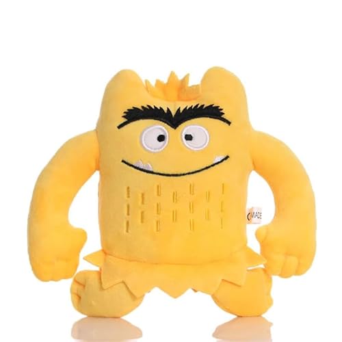 STARTONYOU Cartoon Monster Puppe, Niedliches Plüschtier, 15cm, Unisex, gelb von STARTONYOU