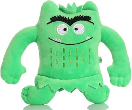 STARTONYOU Niedliches Monster Plüsch 15cm, Mein emotionales kleines Monster Cartoon Puppe Die Farbe Rot/Blau Monster weiches Plüschtier für Weihnachten Geburtstag Geschenke (Grün) von STARTONYOU