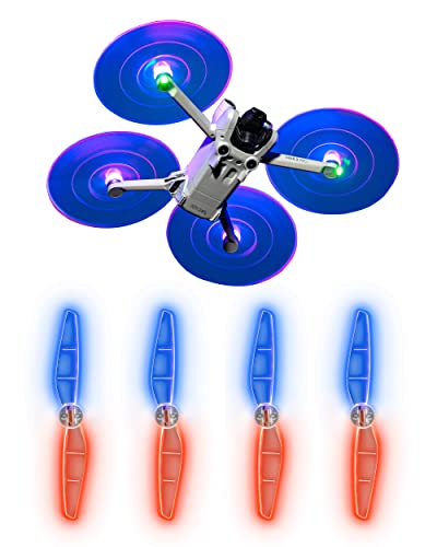 STARTRC Mini 3 Pro Propeller - Geräuscharme LED-Lichter, Requisiten Für DJI Mini 4 Pro Zubehör (2 Paar) von STARTRC