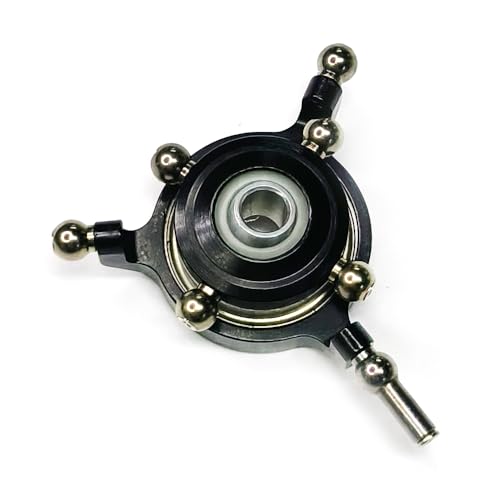 Copterx 450 Metall CCPM Taumelscheibe für Align Trex 450 V2 V3 Sport RC Hubschrauber (Schwarz) von STASRC
