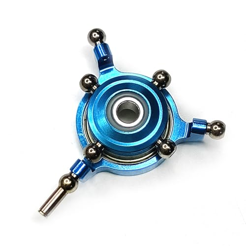 Copterx 450 Metall CCPM Taumelscheibe für Align Trex 450 V2 V3 Sport RC Hubschrauber (blau) von STASRC