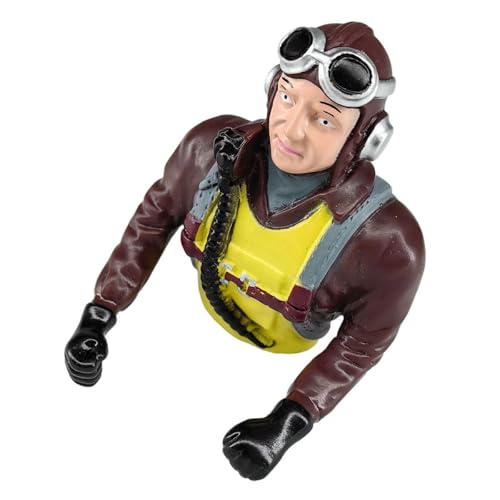 FMSPilot005 Pilot-Statue für ferngesteuertes Flugzeugmodell mit 1100 mm und 1400 mm, 51 x 50 x 60 mm von STASRC