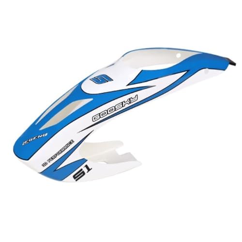 Goosky S1 Hubschrauber Ersatzteile Baldachin Landekufe ESC Heckausleger Motor Servo (Baldachin Blau) von STASRC