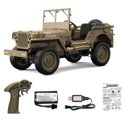 JJRC C8815 4WD RC Auto Ersatzteile Jeep Reifen Servo Empfangsplatte Winde Getriebe Batterie (Gelb, 1 x Batterie) von STASRC