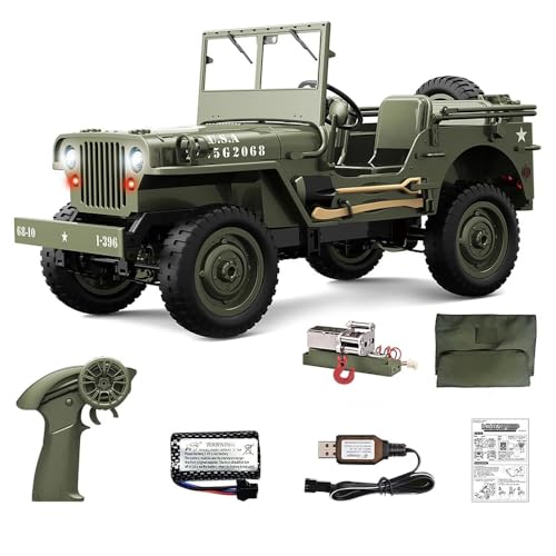 JJRC C8815 4WD RC Auto Ersatzteile Jeep Reifen Servo Empfangsplatte Winde Getriebe Batterie (Grün 1 x Batterie Set1) von STASRC
