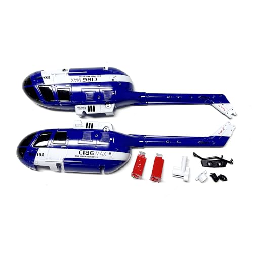 RC ERA C186 Max Rumpf Blau Hubschrauber Ersatzteile für RC ERA C186 Hubschrauber RC ERA C186 Max Rumpf Blau Hubschrauber Ersatzteile für RC ERA C186 Hubschrauber von STASRC