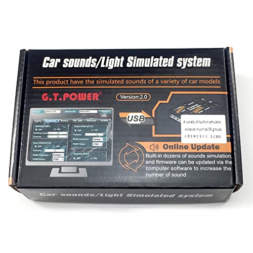 STARC GT Power RC Sound / LED Licht Simuliertes System für On / Off Road Drift Car Buggy STARC GT Power RC Sound / LED Licht Simuliertes System für On / Off Road Drift Car Buggy von STASRC