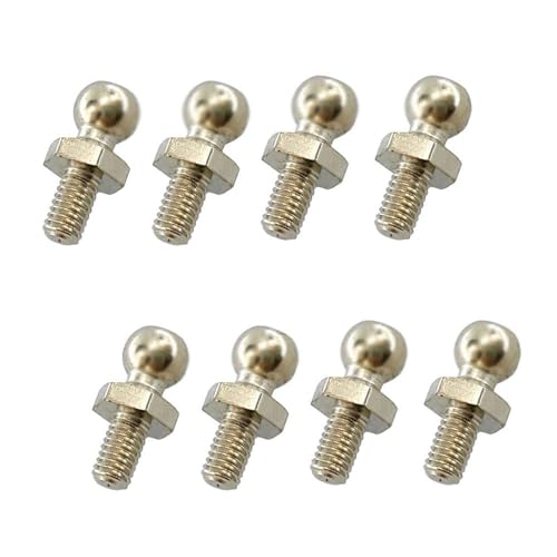 STASRC 8 Stück 4,8 mm Servo-Gestänge-Set Kugelbolzen für 1/8 1/10 RC Auto STASRC 8 Stück 4,8 mm Servo-Gestänge-Set Kugelbolzen für 1/8 1/10 RC Auto von STASRC