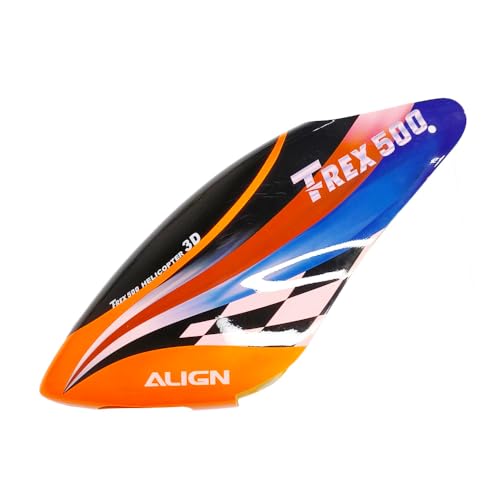 STASRC Align trex 500 ESP PRO RC Helikopter Glasfaser-Überdachung Abdeckung (Orange) von STASRC
