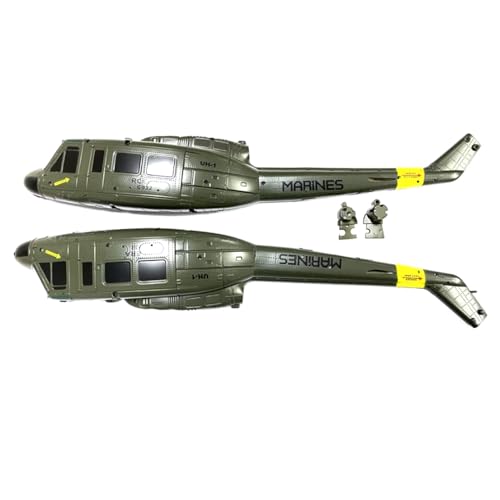 STASRC RC ERA C032 Huey UH-1 Hubschrauber-Teile, Rumpf, mehrere Farben, für RC ERA Hubschrauber-Ersatz, Militärgrün von STASRC